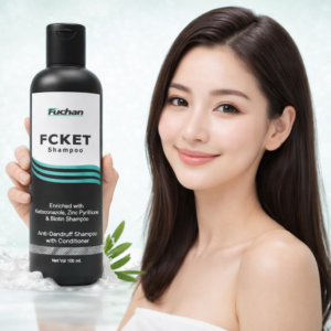 Fuchan FCKET Anti Dandruff Shampoo with Conditioner is a dual-action hair care solution