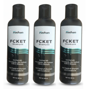 Fuchan FCKET Anti Dandruff Shampoo with Conditioner is a dual-action hair care solution