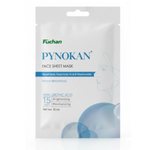 Pynokan Face Sheet Mask | 15 Min Glow | Instant Brightening & Deep Moisturizing | 20 ml