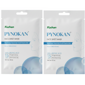 Pynokan Face Sheet Mask | 15 Min Glow | Instant Brightening & Deep Moisturizing | 20 ml