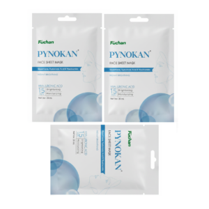Pynokan Face Sheet Mask | 15 Min Glow | Instant Brightening & Deep Moisturizing | 20 ml