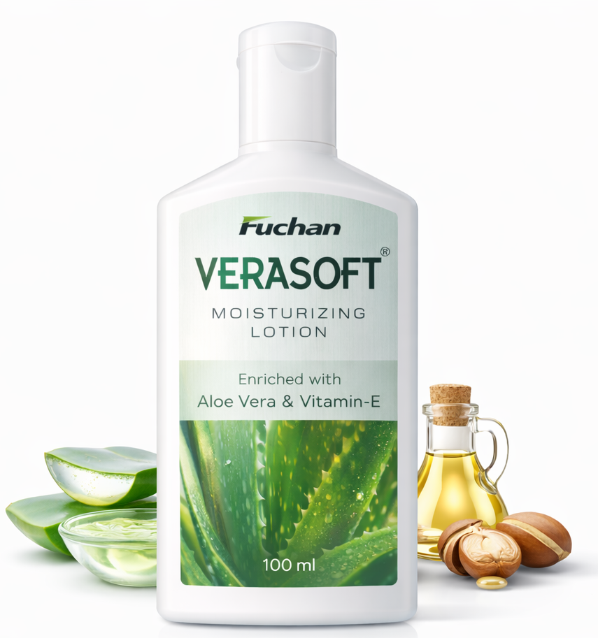 Verasoft Moisturizing Lotion with Aloe Vera & Vitamin-E | Deep Hydration for Soft & Healthy Skin | 100 ml Verasoft Moisturizing Lotion with Aloe Vera & Vitamin-E | Deep Hydration for Soft & Healthy Skin | 100 ml