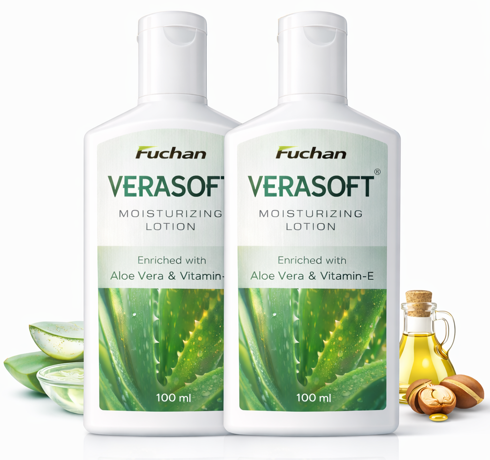Verasoft Moisturizing Lotion with Aloe Vera & Vitamin-E | Deep Hydration for Soft & Healthy Skin | 100 ml Verasoft Moisturizing Lotion with Aloe Vera & Vitamin-E | Deep Hydration for Soft & Healthy Skin | 100 ml