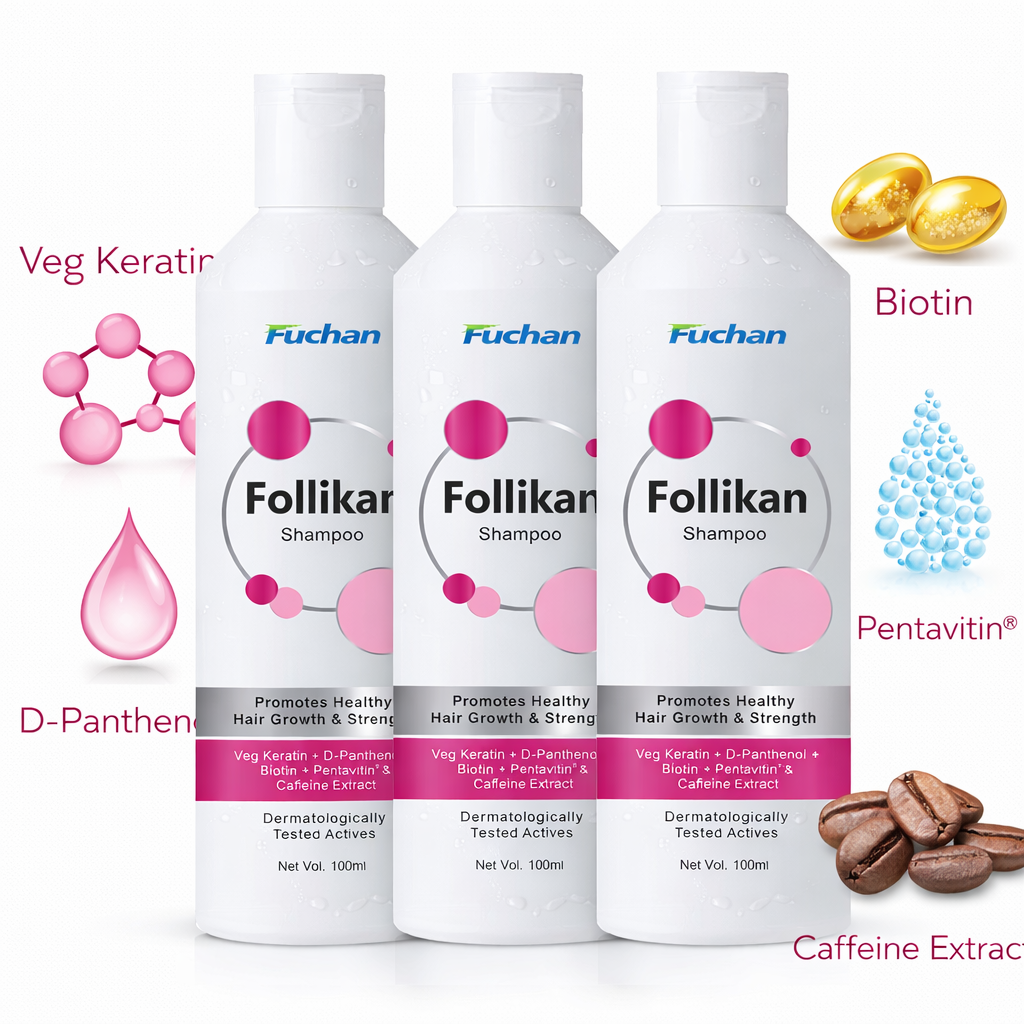 Follikan Hair Growth & Strengthening Shampoo | Fuchan Follikan Shampoo Follikan Hair Growth & Strengthening Shampoo | Fuchan Follikan Shampoo