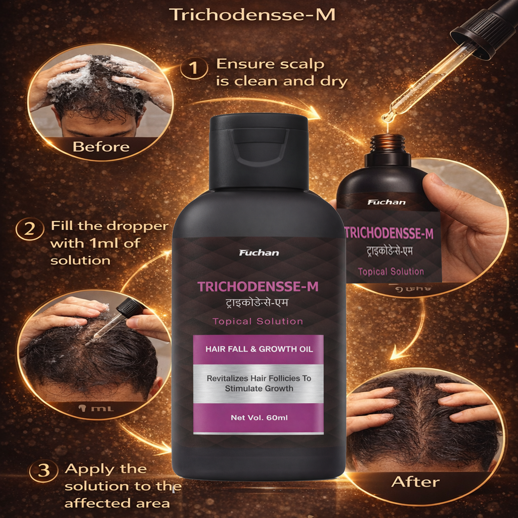 Trichodensse M Topical Solution | Hair Fall Control & Hair Regrowth Treatment Trichodensse M Topical Solution | Hair Fall Control & Hair Regrowth Treatment