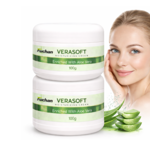 Verasoft Moisturizing Cream Enriched with Aloe Vera | Deep Hydration & Skin Softening | 100 g